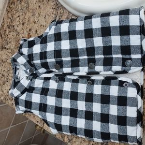 Boy's Buffalo Plaid Vest